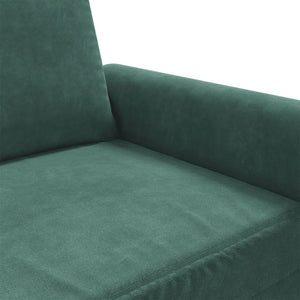 Fauteuil Vert foncé 60 cm Velours