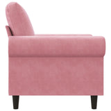 Fauteuil Rose 60 cm Velours