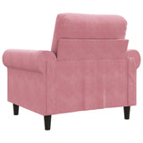 Fauteuil Rose 60 cm Velours