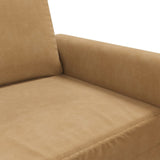Fauteuil Marron 60 cm Velours