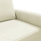 Fauteuil Crème 60 cm Velours