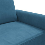 Fauteuil Bleu 60 cm Velours