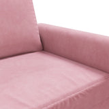 Canapé à 3 places Rose 180 cm Velours