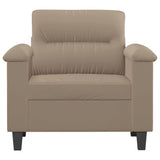 Chaise de canapé Taupe 60 cm Tissu microfibre