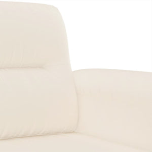 Canapé à 3 places Beige 180 cm Tissu microfibre