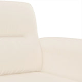 Canapé à 3 places Beige 180 cm Tissu microfibre