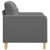 Fauteuil Gris foncé 60 cm Tissu