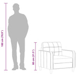 Fauteuil Crème 60 cm Tissu