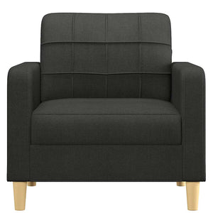Fauteuil Noir 60 cm Tissu