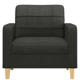 Fauteuil Noir 60 cm Tissu