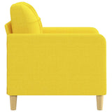 Fauteuil Jaune clair 60 cm Tissu