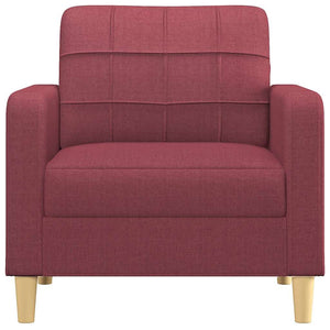 Fauteuil Rouge bordeaux 60 cm Tissu