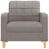 Fauteuil Taupe 60 cm Tissu
