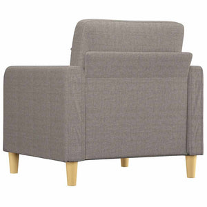 Fauteuil Taupe 60 cm Tissu