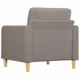 Fauteuil Taupe 60 cm Tissu