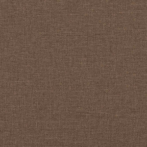 Canapé à 2 places Marron 120 cm Tissu