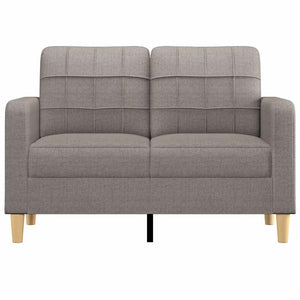 Canapé à 2 places Taupe 120 cm Tissu