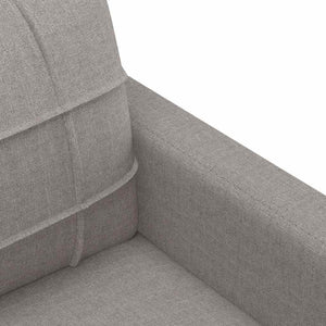 Canapé à 2 places Taupe 120 cm Tissu