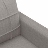 Canapé à 2 places Taupe 120 cm Tissu