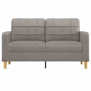 Canapé à 2 places Taupe 140 cm Tissu