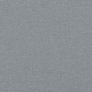 Canapé à 3 places Gris clair 180 cm Tissu