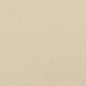 Canapé à 3 places Crème 180 cm Tissu