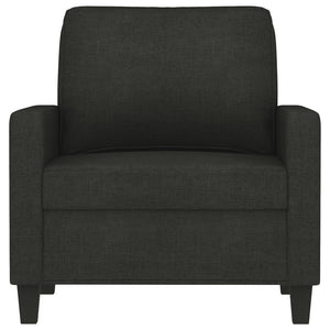 Fauteuil Noir 60 cm Tissu