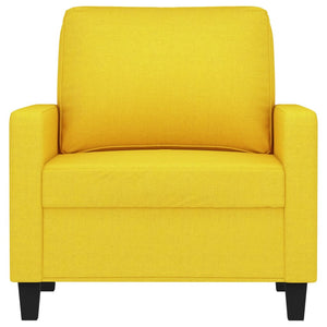 Fauteuil Jaune clair 60 cm Tissu