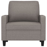 Fauteuil Taupe 60 cm Tissu