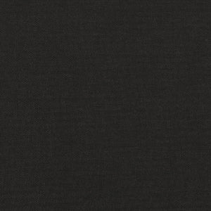Canapé à 3 places Noir 180 cm Tissu