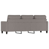 Canapé à 3 places Taupe 180 cm Tissu
