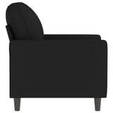 Fauteuil Noir 60 cm Velours