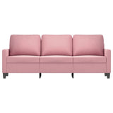 Canapé à 3 places Rose 180 cm Velours