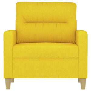 Fauteuil Jaune clair 60 cm Tissu