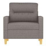 Fauteuil Taupe 60 cm Tissu