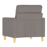 Fauteuil Taupe 60 cm Tissu