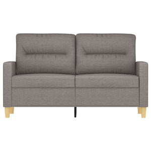 Canapé à 2 places Taupe 120 cm Tissu