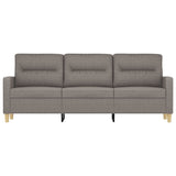Canapé à 3 places Taupe 180 cm Tissu