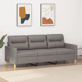 Canapé à 3 places Taupe 180 cm Tissu