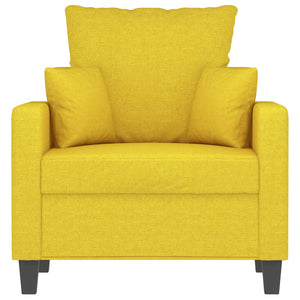 Fauteuil Jaune clair 60 cm Tissu