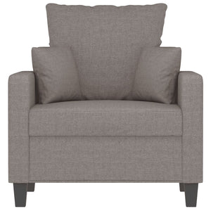 Fauteuil Taupe 60 cm Tissu