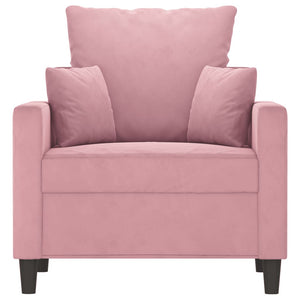 Fauteuil Rose 60 cm Velours