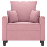 Fauteuil Rose 60 cm Velours