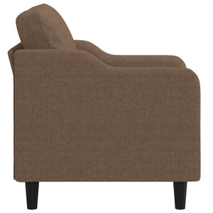 Fauteuil Marron 60 cm Tissu