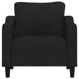 Fauteuil Noir 60 cm Tissu