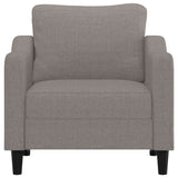 Fauteuil Taupe 60 cm Tissu