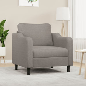 Fauteuil Taupe 60 cm Tissu