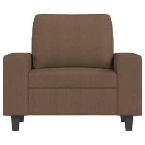 Fauteuil Marron 60 cm Tissu