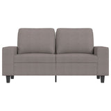 Canapé à 2 places Taupe 120 cm Tissu