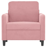 Fauteuil Rose 60 cm Velours